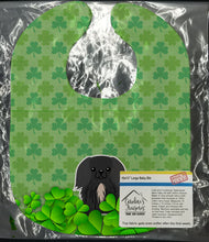 Load image into Gallery viewer, Pekingnese Black Shamrocks Baby Bib BB6248BIB