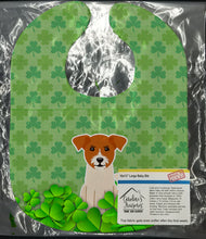 Load image into Gallery viewer, Jack Russell Terrier Shamrocks Baby Bib BB6249BIB