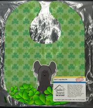 Load image into Gallery viewer, Chinese Crested Black Shamrocks Baby Bib BB6253BIB