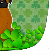 Load image into Gallery viewer, Fawn Boxer Shamrocks Baby Bib BB6256BIB
