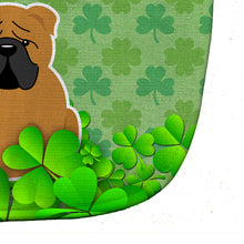 Load image into Gallery viewer, English Bulldog Red Shamrocks Baby Bib BB6263BIB