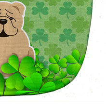 Load image into Gallery viewer, English Bulldog Fawn Shamrocks Baby Bib BB6265BIB