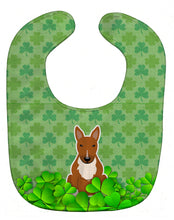Load image into Gallery viewer, Bull Terrier Red Shamrocks Baby Bib BB6275BIB