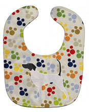 Load image into Gallery viewer, English Pointer Pawprints Baby Bib BB6300BIB