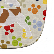 Load image into Gallery viewer, Jack Russell Terrier Pawprints Baby Bib BB6312BIB