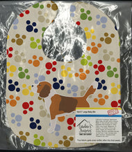 Load image into Gallery viewer, Beagle Pawprints Baby Bib BB6315BIB