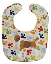 Load image into Gallery viewer, Beagle Pawprints Baby Bib BB6315BIB