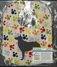 Load image into Gallery viewer, Croatian Sheepdog Pawprints Baby Bib BB6326BIB