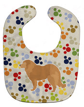 Load image into Gallery viewer, Caucasian Shepherd Dog Pawprints Baby Bib BB6330BIB