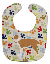 Load image into Gallery viewer, Central Asian Shepherd Dog Pawprints Baby Bib BB6333BIB