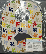 Load image into Gallery viewer, Sheltie/Shetland Sheepdog Pawprints Baby Bib BB6335BIB