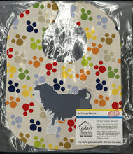 Load image into Gallery viewer, Lowchen Pawprints Baby Bib BB6340BIB