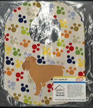 Load image into Gallery viewer, Brussels Griffon Pawprints Baby Bib BB6345BIB