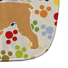 Load image into Gallery viewer, Brussels Griffon Pawprints Baby Bib BB6345BIB