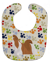 Load image into Gallery viewer, Shih Tzu Pawprints Baby Bib BB6351BIB