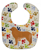 Load image into Gallery viewer, Leonberger Pawprints Baby Bib BB6363BIB