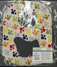 Load image into Gallery viewer, Puli Pawprints Baby Bib BB6368BIB
