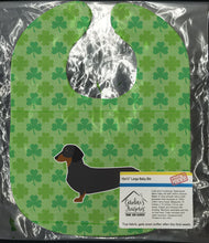 Load image into Gallery viewer, Dachshund Shamrocks  Baby Bib BB6387BIB