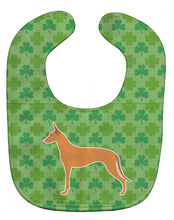Load image into Gallery viewer, Pharaoh Hound Shamrocks  Baby Bib BB6393BIB