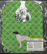 Load image into Gallery viewer, English Pointer Shamrocks  Baby Bib BB6400BIB