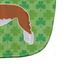 Load image into Gallery viewer, Borzoi Russian Greyhound Shamrocks  Baby Bib BB6404BIB