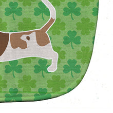 Load image into Gallery viewer, Basset Hound Shamrocks  Baby Bib BB6407BIB