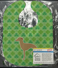 Load image into Gallery viewer, Italian Greyhound Shamrocks  Baby Bib BB6419BIB