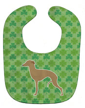 Load image into Gallery viewer, Italian Greyhound Shamrocks  Baby Bib BB6419BIB