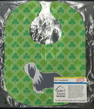 Load image into Gallery viewer, Bearded Collie Shamrocks  Baby Bib BB6422BIB