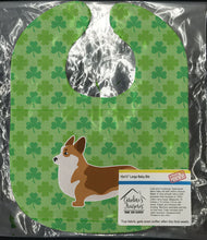 Load image into Gallery viewer, Corgi Shamrocks  Baby Bib BB6425BIB