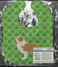 Load image into Gallery viewer, Red Border Collie Shamrocks  Baby Bib BB6427BIB