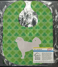 Load image into Gallery viewer, Polish Tatra Sheepdog Shamrocks  Baby Bib BB6432BIB