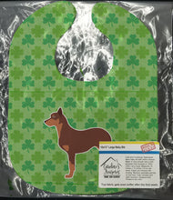 Load image into Gallery viewer, Australian Kelpie Dog Shamrocks  Baby Bib BB6434BIB