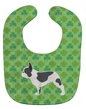 Load image into Gallery viewer, French Bulldog Shamrocks  Baby Bib BB6446BIB
