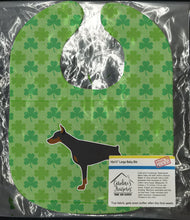 Load image into Gallery viewer, Doberman Pinscher Shamrocks  Baby Bib BB6465BIB