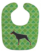 Load image into Gallery viewer, Doberman Pinscher Shamrocks  Baby Bib BB6465BIB