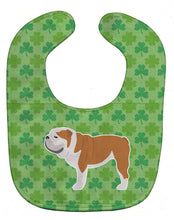 Load image into Gallery viewer, English Bulldog Shamrocks  Baby Bib BB6467BIB