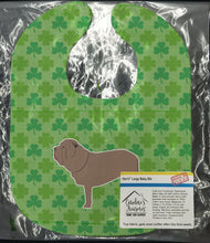 Load image into Gallery viewer, Neapolitan Mastiff Shamrocks  Baby Bib BB6470BIB