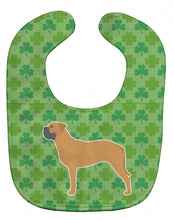 Load image into Gallery viewer, Bullmastiff Shamrocks  Baby Bib BB6476BIB