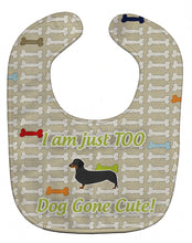 Load image into Gallery viewer, Dachshund Dog Gone Cute Baby Bib BB6487BIB