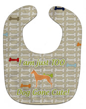 Load image into Gallery viewer, Pharaoh Hound Dog Gone Cute Baby Bib BB6493BIB
