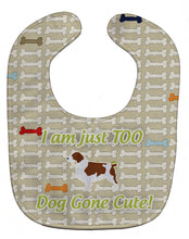 Load image into Gallery viewer, Welsh Springer Spaniel Dog Gone Cute Baby Bib BB6505BIB