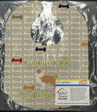 Load image into Gallery viewer, Red Border Collie Dog Gone Cute Baby Bib BB6527BIB