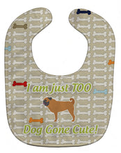 Load image into Gallery viewer, Pug Dog Gone Cute Baby Bib BB6552BIB
