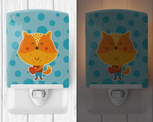 Load image into Gallery viewer, Polkadot Squirrel Ceramic Night Light BB6729CNL