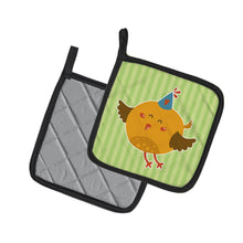 Load image into Gallery viewer, Birthday Bird Pot Holders - Set of 2 - Heat-Resistant Kitchen Essentials BB6731PTHD