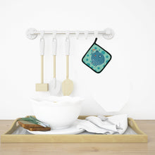 Load image into Gallery viewer, Blue Elephant Pot Holders - Set of 2 - Heat-Resistant Kitchen Essentials BB6733PTHD