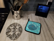 Load image into Gallery viewer, Blue Whale Pot Holders - Set of 2 - Heat-Resistant Kitchen Essentials BB6734PTHD