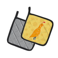 Load image into Gallery viewer, Partridge in Polkadots Pot Holders - Set of 2 - Heat-Resistant Kitchen Essentials BB6739PTHD