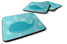 Load image into Gallery viewer, Whale with Anchors Foam Coaster  BB6765FC